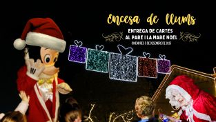 Viu l’encesa de llums i l’arribada del Pare i la Mare Noel a Roquetes!